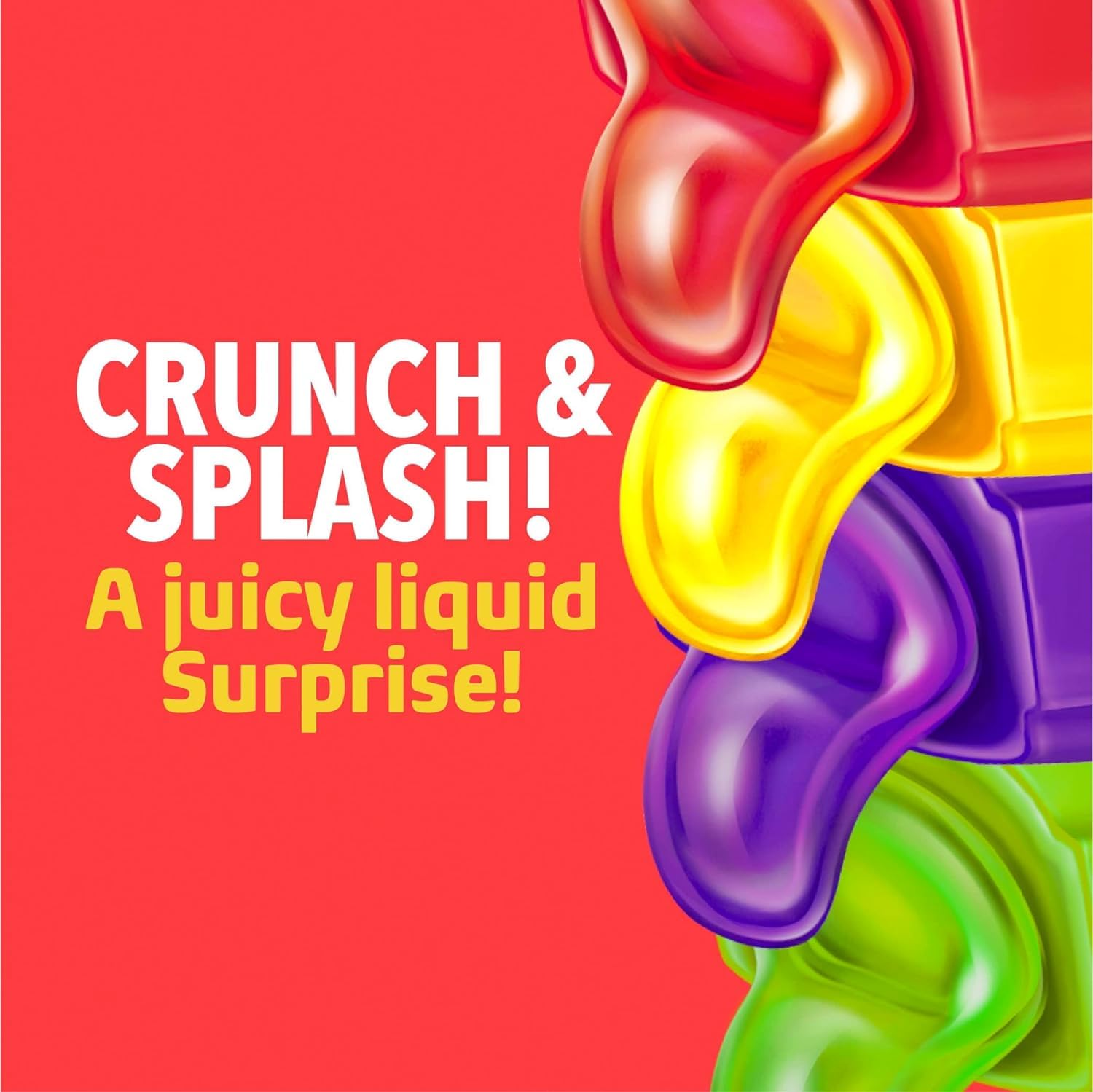 Colombina Sweet Delights Assorted Filled Candy, Rainbow Variety Pack, Individually Wrapped, Ideal for Parties, Birthdays