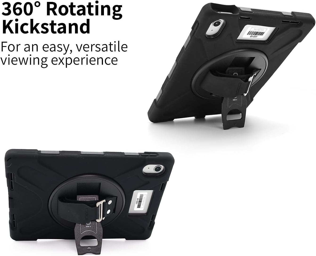CODi Rugged iPad Case 11" (A16)/iPad 10.9" (10th Generation) | Heavy-Duty Shockproof Protection, 360° Coverage