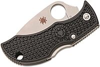 Spyderco Manbug Leaf Folding Pocket Knife with 1.9" VG-10 Steel Blade and FRN Handle - SpyderEdge - MBKLFP