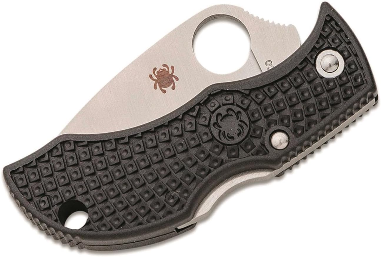 Spyderco Manbug Leaf Folding Pocket Knife with 1.9" VG-10 Steel Blade and FRN Handle - SpyderEdge - MBKLFP