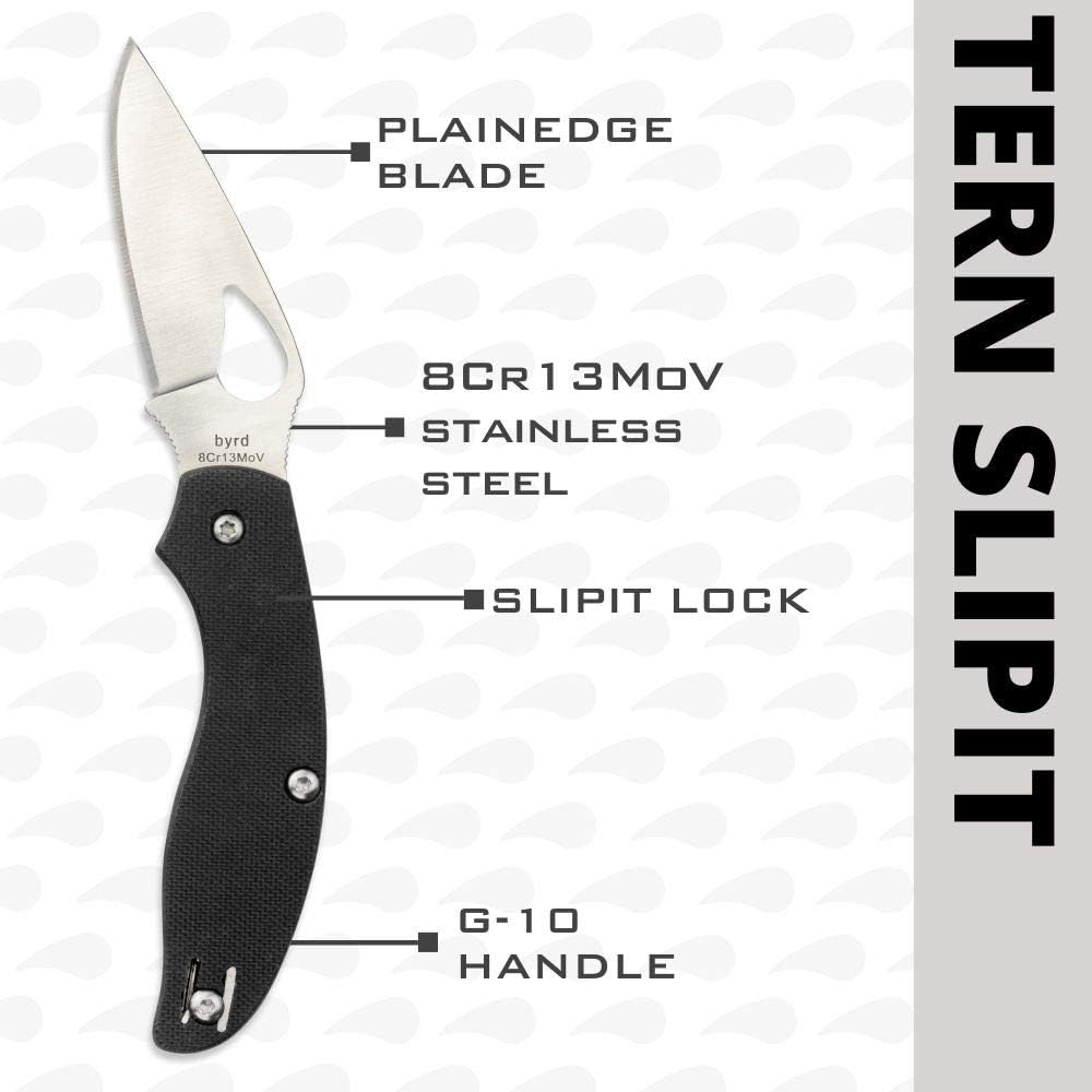 SPYDERCO Byrd Folding Knife - G-10 Handle, 8Cr13MoV