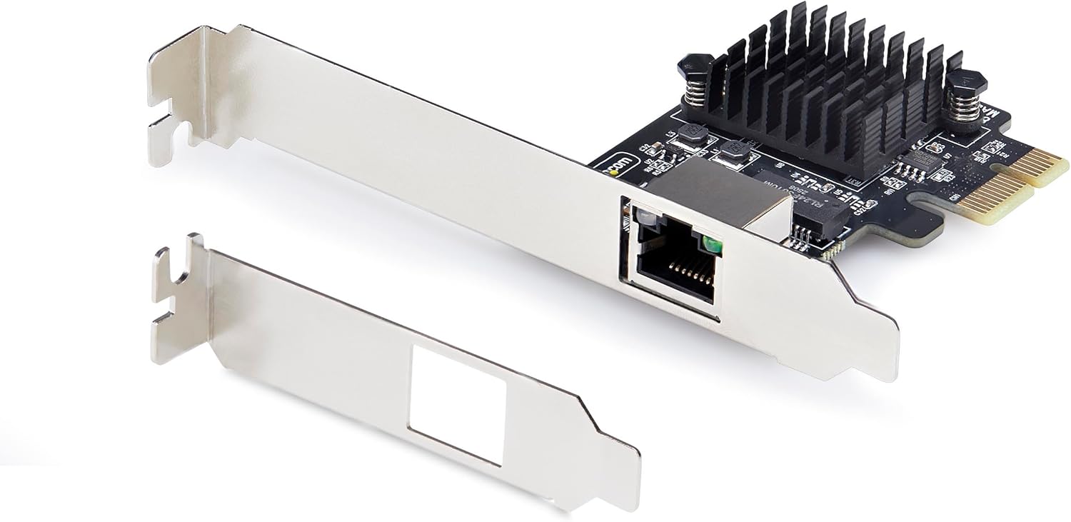StarTech.com 1-Port 5G Gigabit PCIe Network Adapter Card, PCI Express LAN Card, Realtek RTL8126, Windows and Linux, TAA