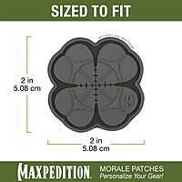 MAXPEDITION Lucky Shot Clover PVC Morale Patch