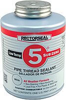 Rectorseal 27541 Pint Brush Top No.5 Sub-Zero Pipe Thread Sealant