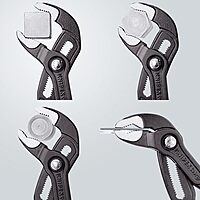 Knipex, 87 01 180, 7-1/4" Knipex Cobra Water Pump Pliers, Plastic Grip