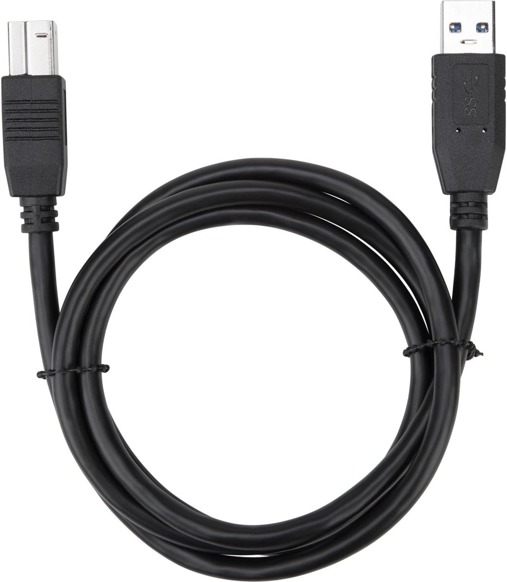 Targus USB 3.0 A to B Cable for Use with Targus Universal Laptop Docking Stations ACP71 and ACP77, 1 Meter (ACC987USX)