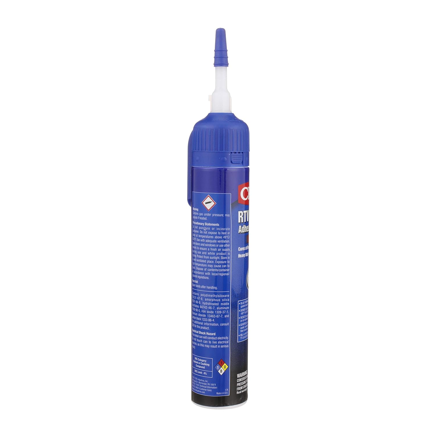 CRC RTV Silicone Elastic Sealant - 8 oz Tube (Blue)