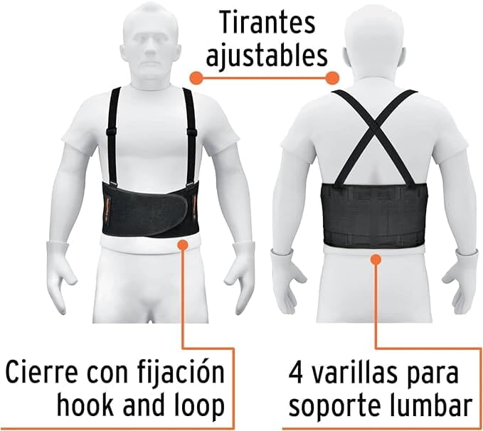 Faja con tirantes ajustables Faja con tirantes ajustables