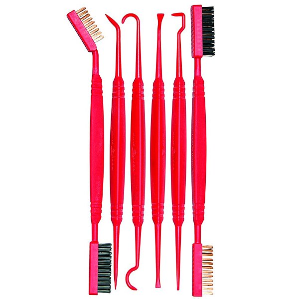 Real Avid Gun Detailing Brush Set & Pick Set: 12 Gun Cleaning Tools with Soft Bristle and Stiff Bristle Scrub Brushes