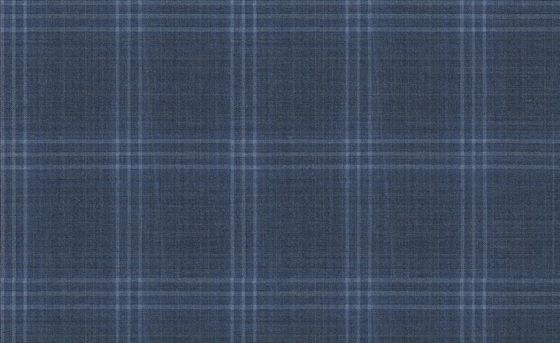 61036 TROPICAL TEAL WITH BLUE CHECK