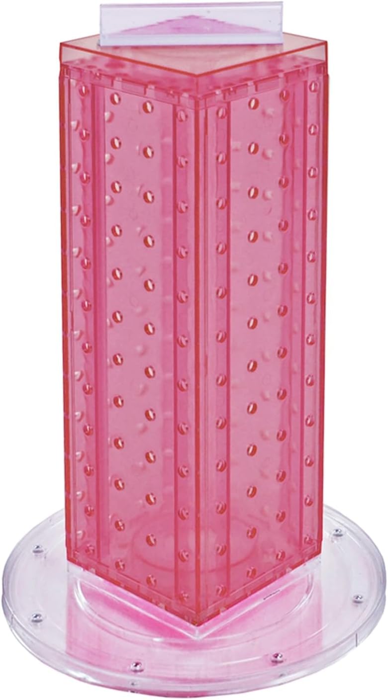 Azar Displays 4-Sided Revolving Pegboard Counter Display