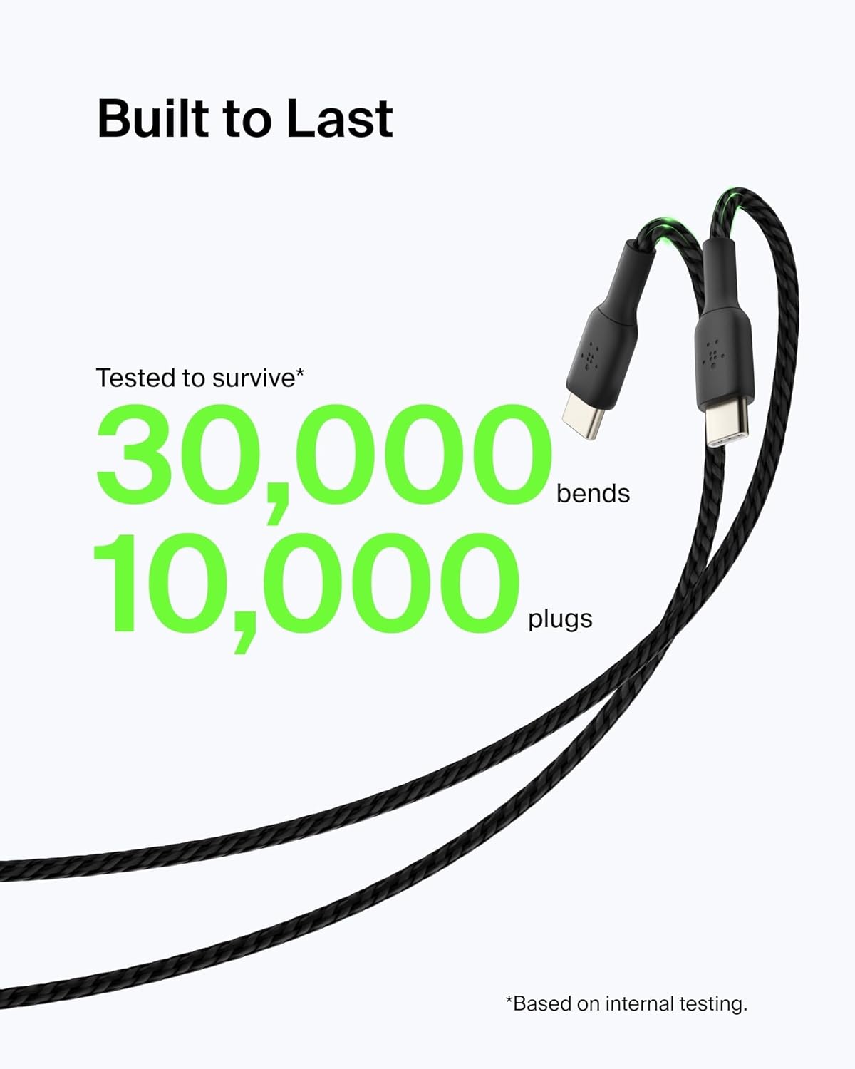 Belkin BoostCharge Braided USB-C to USB-A Cable