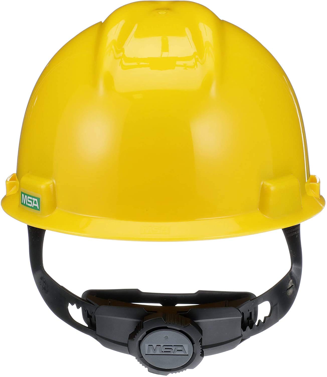 MSA 475360 V-Gard Cap Style Safety Hard Hat With Fas-Trac III Ratchet Suspension | Polyethylene Shell