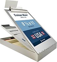 SAUNDERS Cruiser-Mate Aluminum Storage Clipboard with Dual Compartments