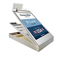 SAUNDERS Cruiser-Mate Aluminum Storage Clipboard with Dual Compartments
