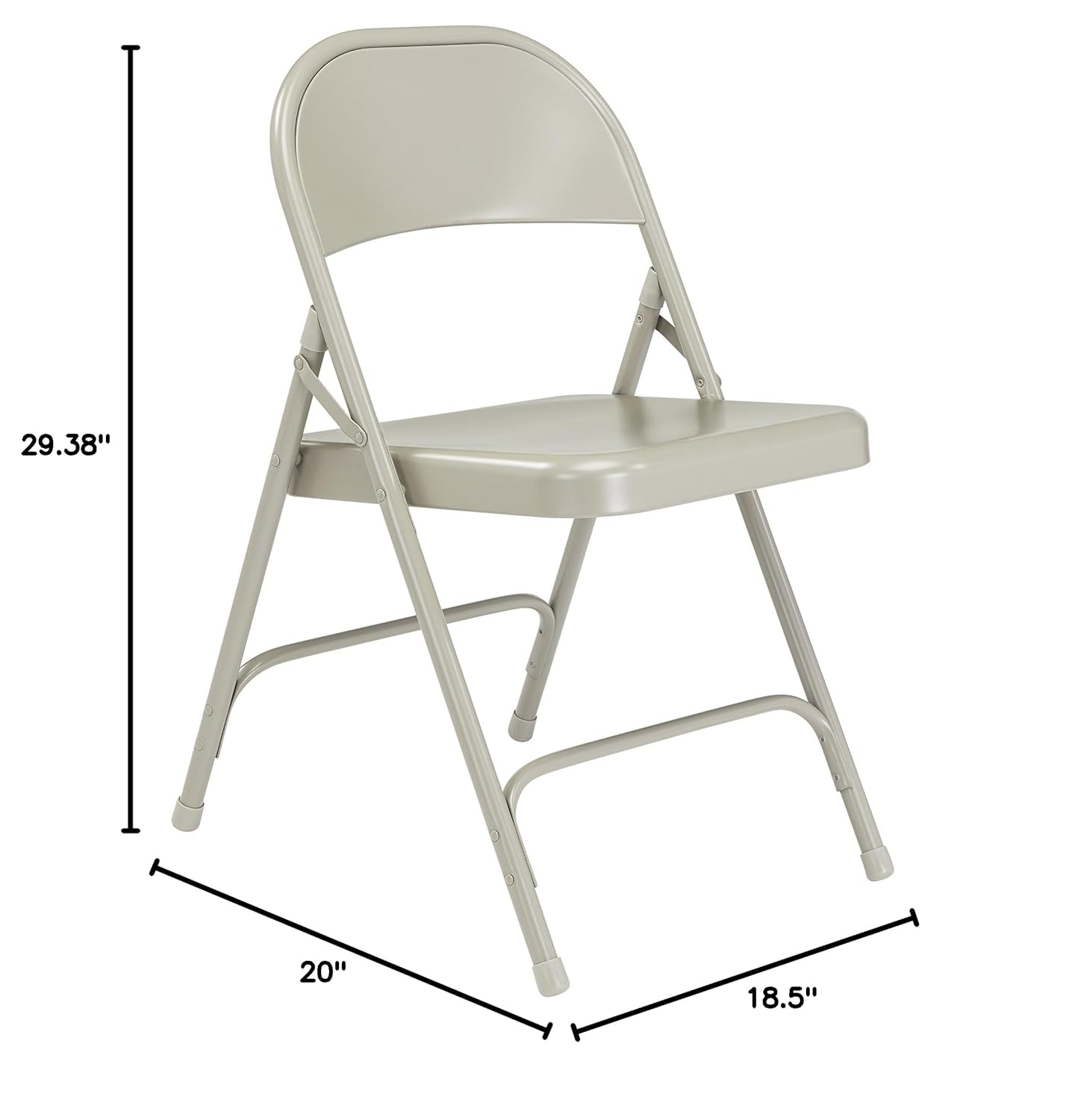 National Public Seating 50 Series Steel Portable Folding Chairs