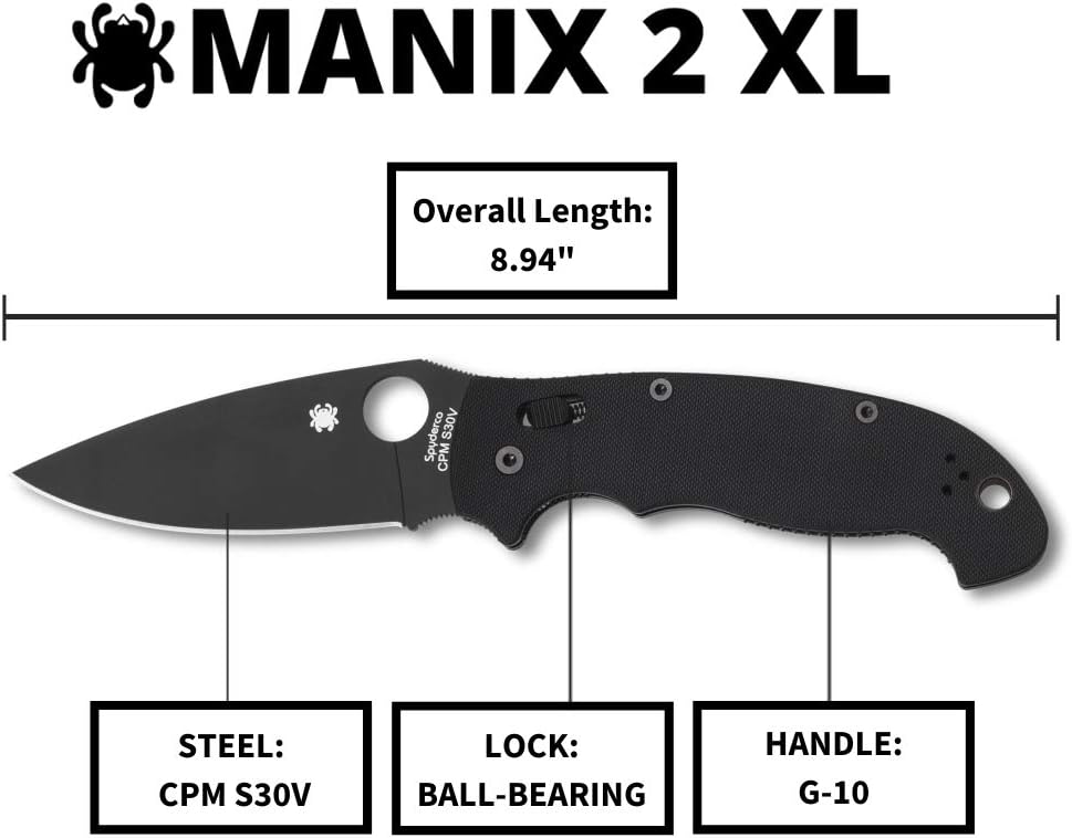 Spyderco Manix 2 XL Folding Knife