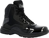 ROCKY Cadet 6" Black Side Zip Public Service Boot