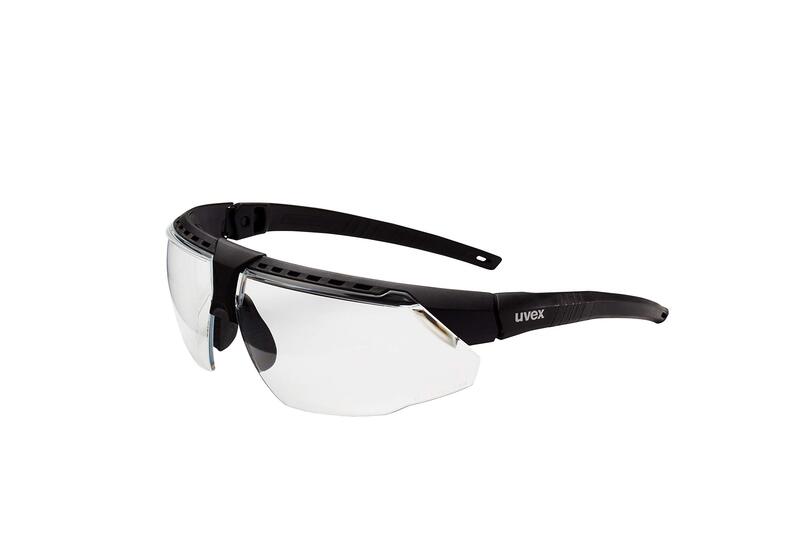 Uvex Honeywell Avatar Safety Glasses Black Frame with Clear Lens & Anti-Scratch Hardcoat (S2850)