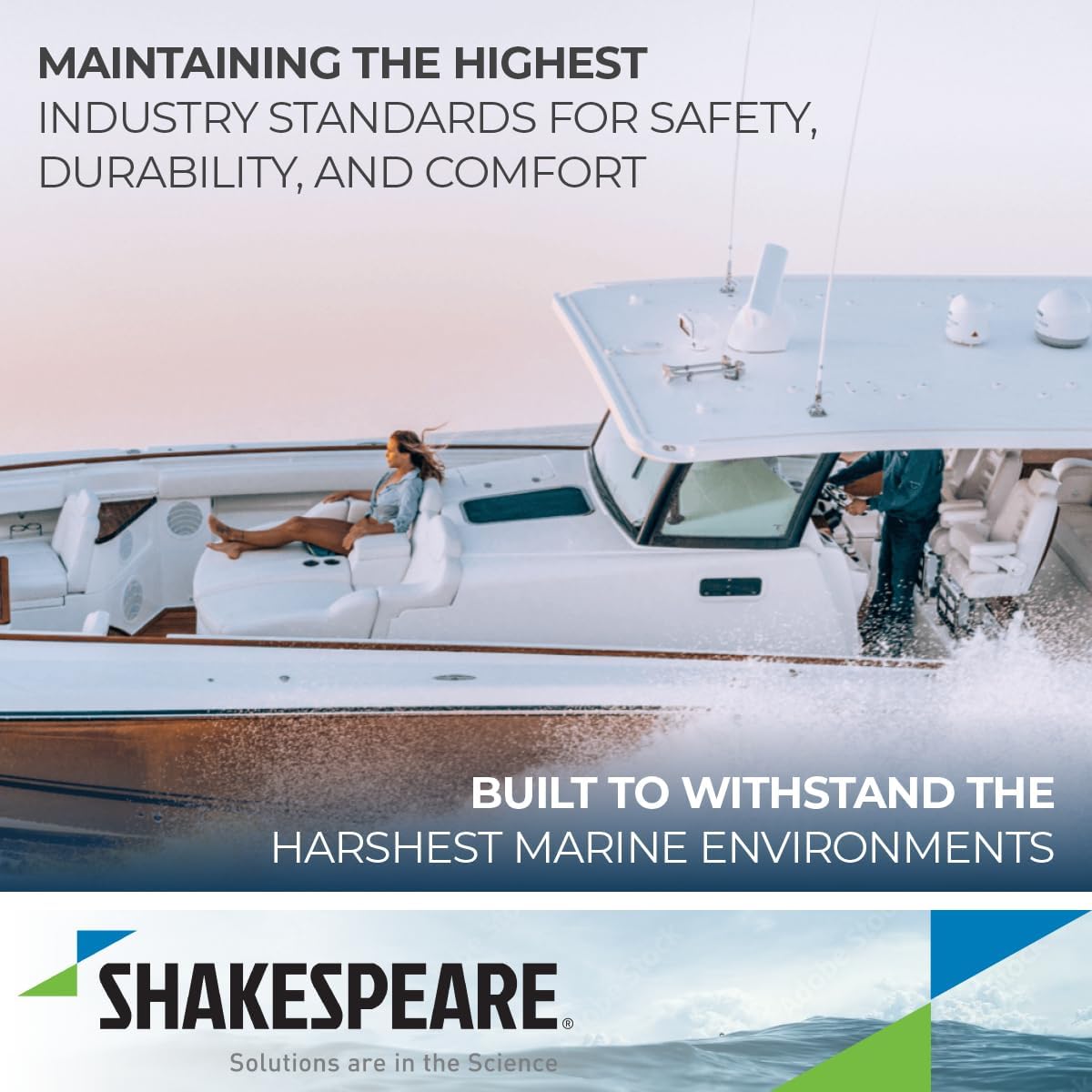 Shakespeare Galaxy 5226-XT 8' Black VHF Antenna - 6dB Gain