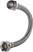 Certified Appliance Accessories Braided Stainless Steel Steam Dryer Installation Kit, 6ft - Stainless Steel, PVC, Polyester, Vinyl - STMKIT3