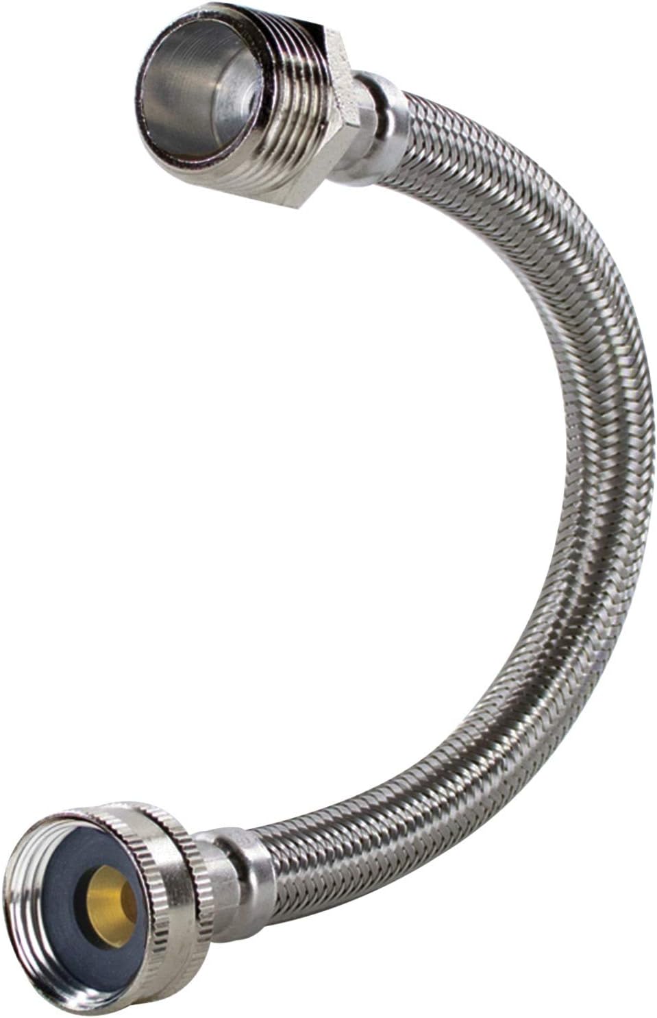 Certified Appliance Accessories Braided Stainless Steel Steam Dryer Installation Kit, 6ft - Stainless Steel, PVC, Polyester