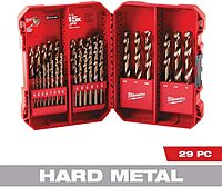 Milwaukee Electric Tools 48-89-2332 29Pc Cobalt Helix Drill Bit Set, Red