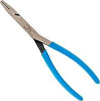 Channellock 8-Inch Long Reach Pliers, High Carbon Drop Forged, Blue Comfort Grips