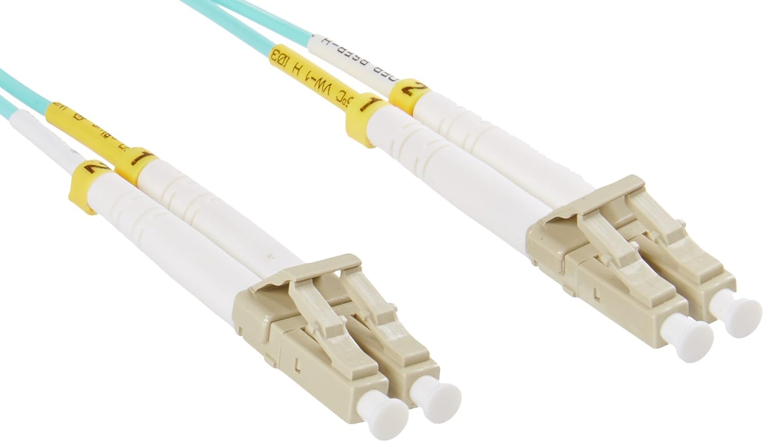 Add-On Computer Products Add-On Computer 1m Laser Optimized Multi-Mode Fiber Duplex LC/LC OM3 Aqua Patch Cable