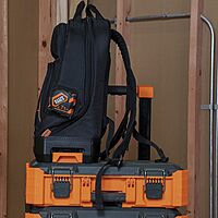 Klein Tools 62201MB MODbox Electrician's Tool Backpack, Customizable Mobile Workstation with 32 Pockets for Maximum Tool