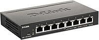 D-Link 8-Port Gigabit Smart Managed PoE+ Switch | 8 PoE+ Ports (64W) |L2| VLANs| Cable Diagnostics | Web Managed | Desktop | Fanless| NDAA Compliant | Lifetime Protection (DGS-1100-08PV2)