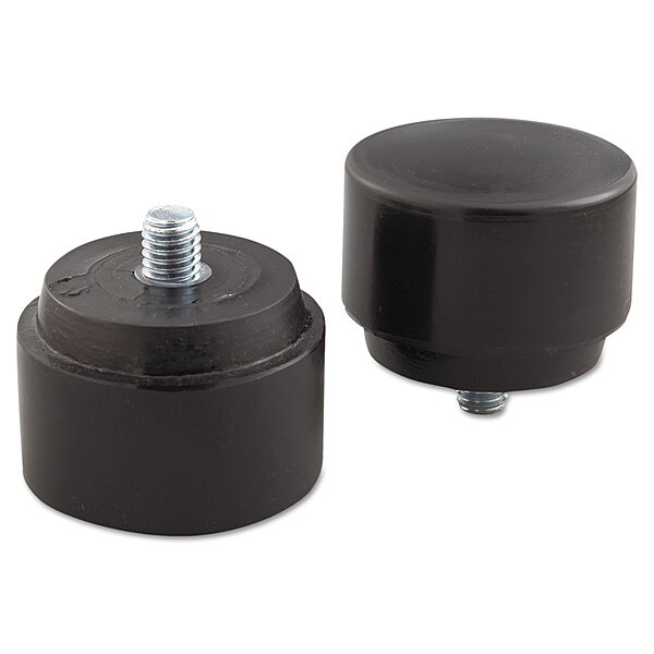 NUPLA 15208 Nuplaflex Replacement Quick-Change Striking Tip, Hard, 2-Inch Dia, Black