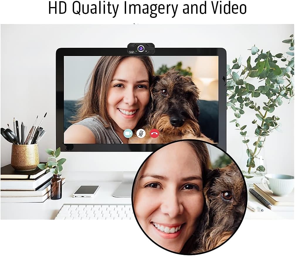 CODi Aquila HD 1080P Fixed-Focus Webcam