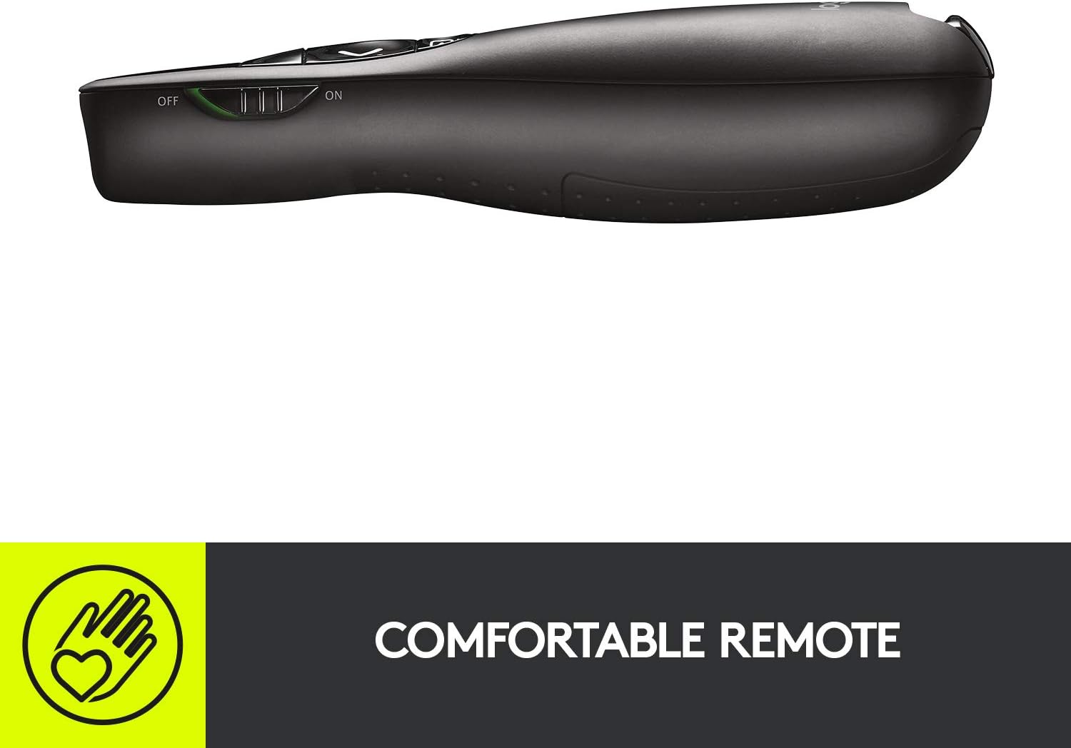 Logitech Wireless Presenter R400, PowerPoint Clicker with Laser Pointer