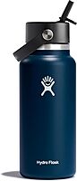 Hydro Flask Wide Mouth Flex Straw Cap Bottle - Insulated Stainless Steel