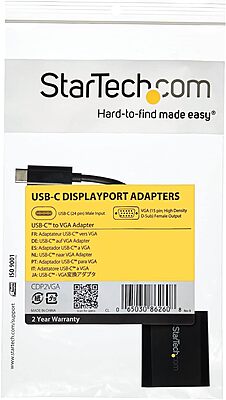 StarTech.com USB-C to VGA Adapter - Thunderbolt 3 Compatible