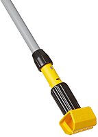 Rubbermaid Commercial Products Gripper 60" Vinyl-Coated Aluminum Wet Mop Handle, Gray