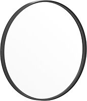 Flash Furniture Jennifer Large Round Wall Mirror - Black Circle Accent Mirror - 27.5" Vanity Mirror - for Bathroom, Vanity