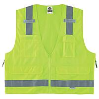 ERGODYNE GloWear 8250Z Surveyors Reflective Safety Vest