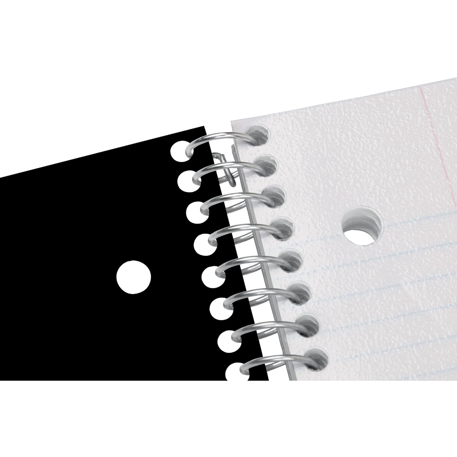 Office Depot® Brand Stellar Poly Notebook, 8 1/2" x 11", 3 Subject, College Ruled, 300 Pages (150 Sheets), Black