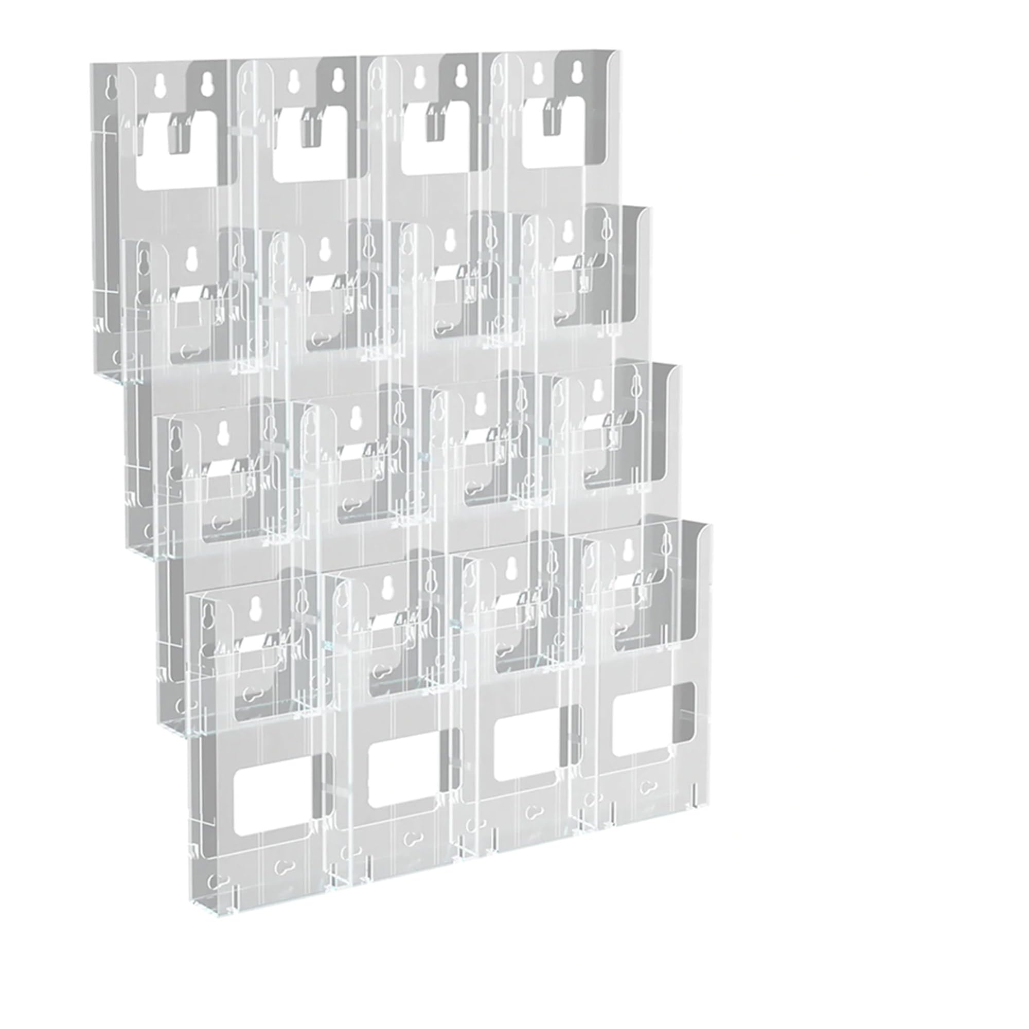 AZAR DISPLAYS Wall-Mount Brochure Holder