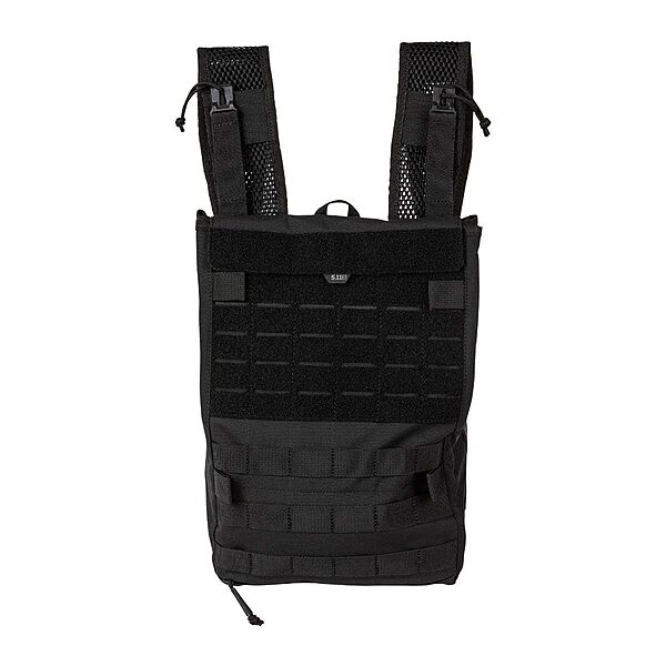 5.11 Tactical Water Hydration Carrier Pouch Backpack Attachment, PC Convertible, Black, Style 56665ABR