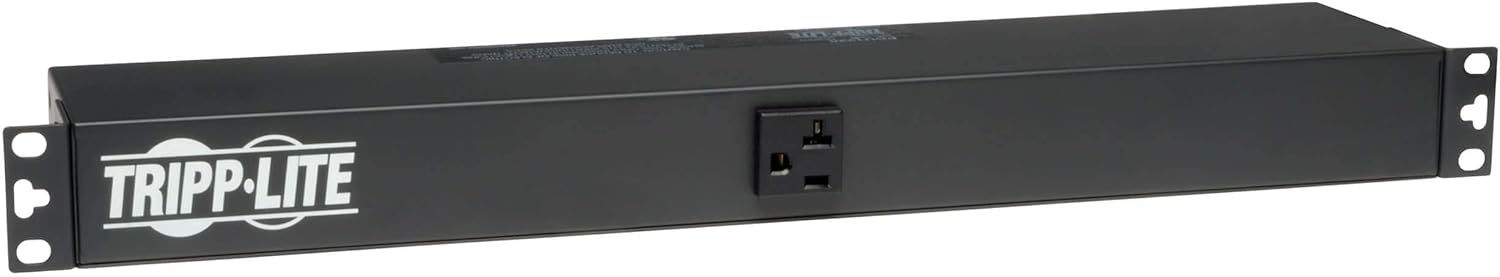 TRIPP LITE 2.4kW 120V Single-Phase Basic PDU, 13 NEMA 5-15/20R Outlets, L5-20P Input, 1U Rack-Mount
