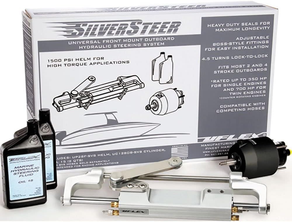 Uflex SilverSteer™ Outboard Hydraulic Tilt Steering System - UC130 V2