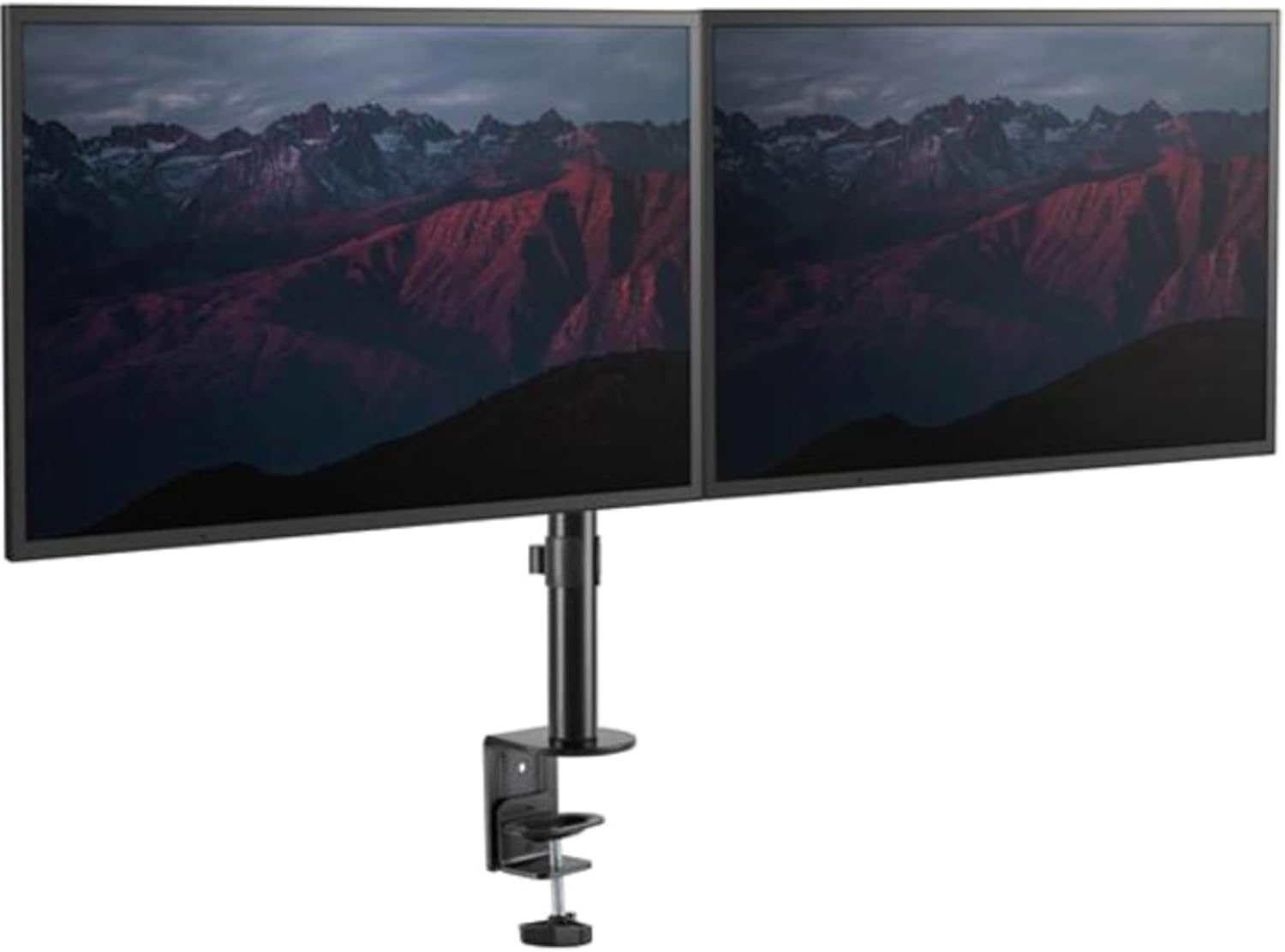 StarTech.com Desk Mount Dual Monitor Arm - Desk Clamp VESA Compatible Monitor Mount for up to 32 inch Displays