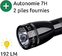 ML25LT-J201G MagLite, 2C Cell, Twist Head, 177 Lumens,Black