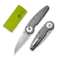 CIVIVI Starflare Pocket Knife, 3.3\" Folding Button Lock