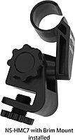 Nightstick NS-HMC7 Multi-Angle Helmet Mount for Accessory Slot or Brim, Multicolor