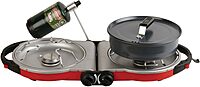 Coleman Fold N Go 2-Burner Propane Camping Stove with InstaStart Ignition and PerfectFlow