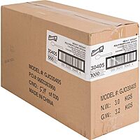 Genuine Joe Heavyweight Spoon and Fork Black Cutlery Set Spoon + Heavyweight Fork